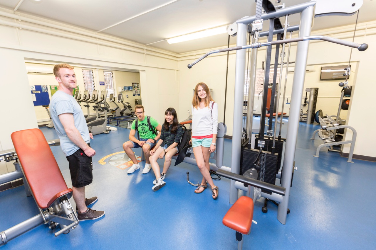 F5 Students Using Clifton College Gym