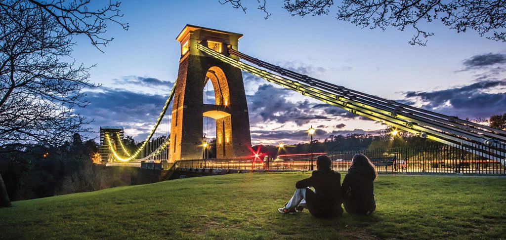Things To Do In Bristol - Clifton Suspension Bridge. A must place to go for English Language students.